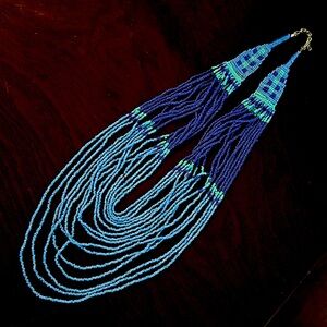 Native American adjustable beaded Necklace